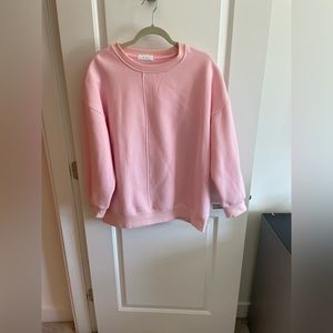 Pink oversized OAK+FORT sweatshirt size L